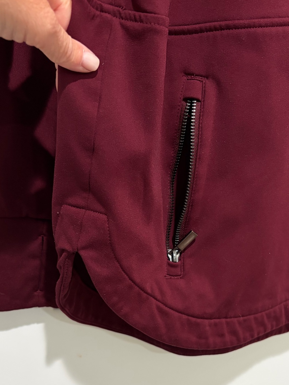 Women’s Lou&Grey Half-Zip Pullover - Burgundy, Cabincore, Medium - Picture 5 of 6